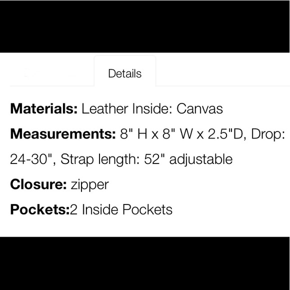 Small Canteen Bag Crossbody NWOT - Picture 5 of 5